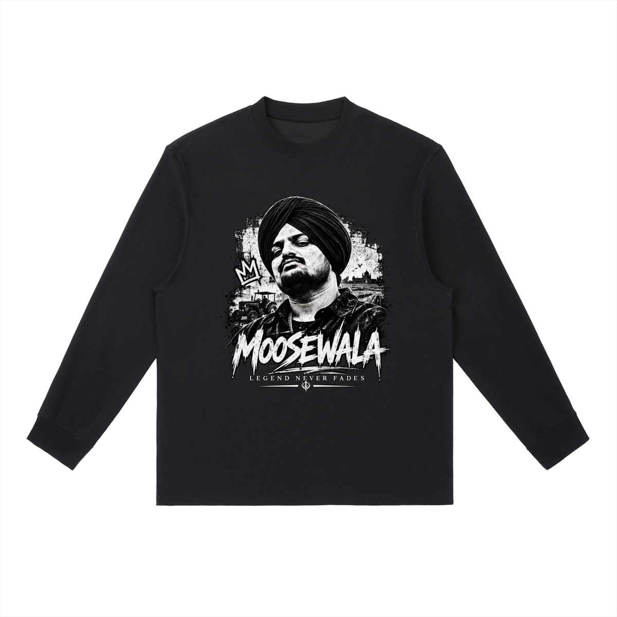 The Clubhouse Long Sleeve in White — front