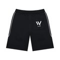 Unisex Piping Color Block Shorts