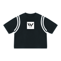 Unisex Color Block Waffle Boxy T-Shirt