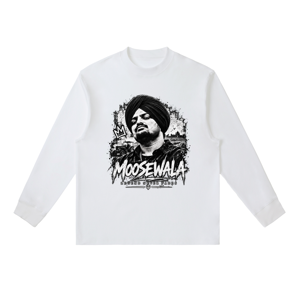 The Clubhouse Long Sleeve in Black — front