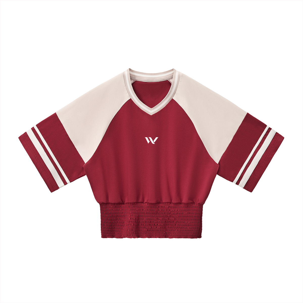 Women's Color Block Ruched T-Shirt