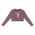 Women's Mineral Wash Crop Sweatshirt