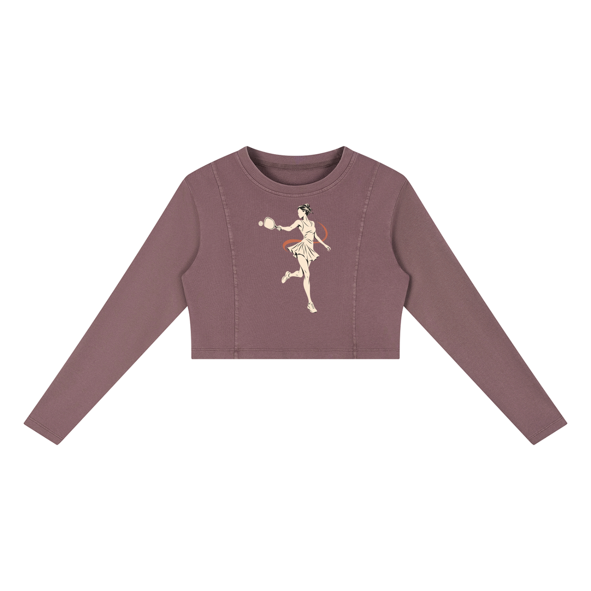 Women's Mineral Wash Crop Sweatshirt