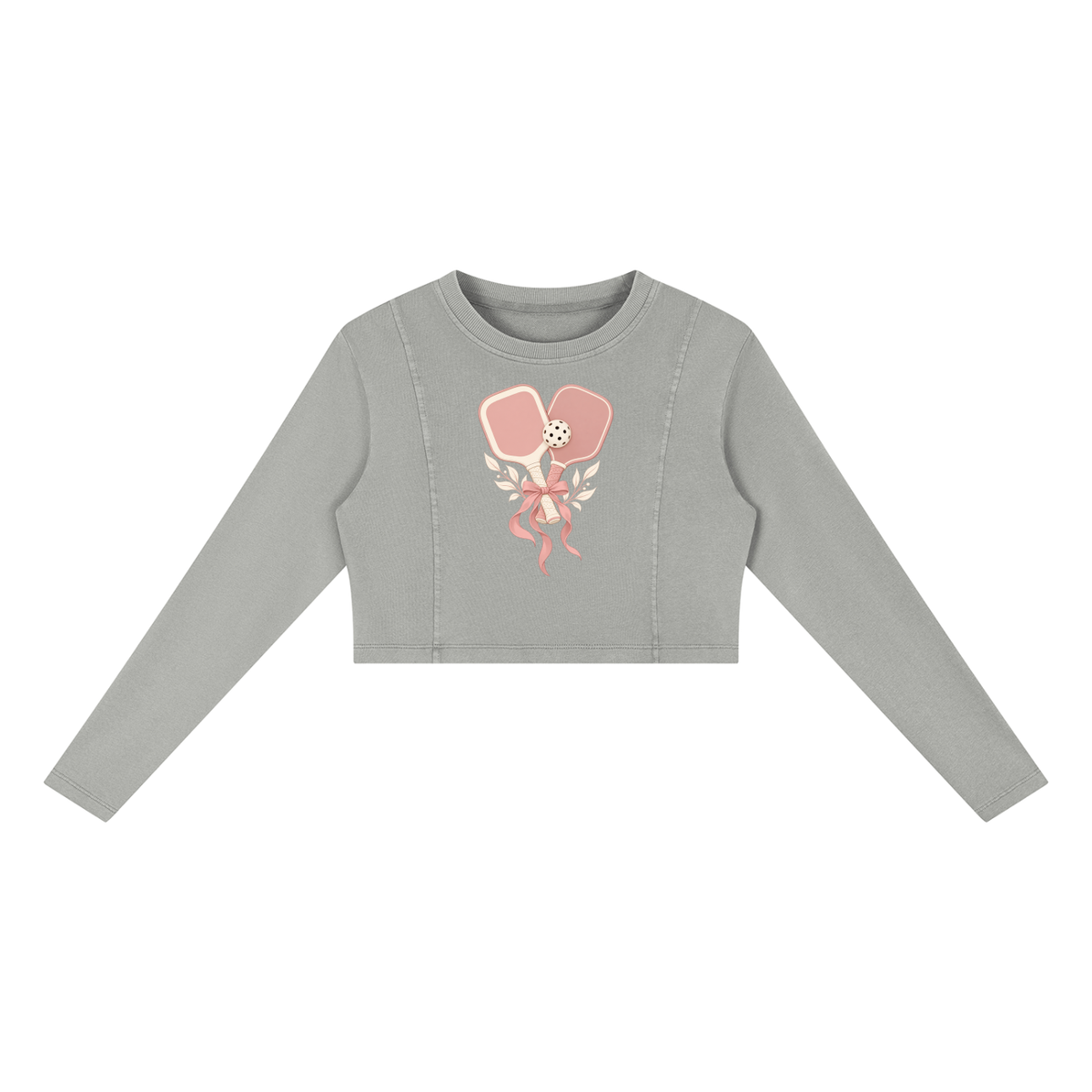 Women's Mineral Wash Crop Sweatshirt